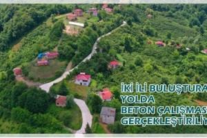 Ordu ve Samsun’u Buluşturan Yola Büyükşehir Dokunuşu
